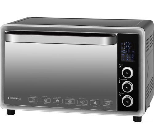Мини-печь Hiberg PR 400 dark moon