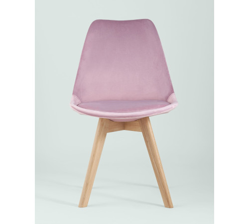 Стул Stool Group Frankfurt велюр розовый