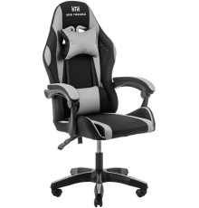 Игровое геймерское кресло Mio Tesoro Примо 8011 черный/серый