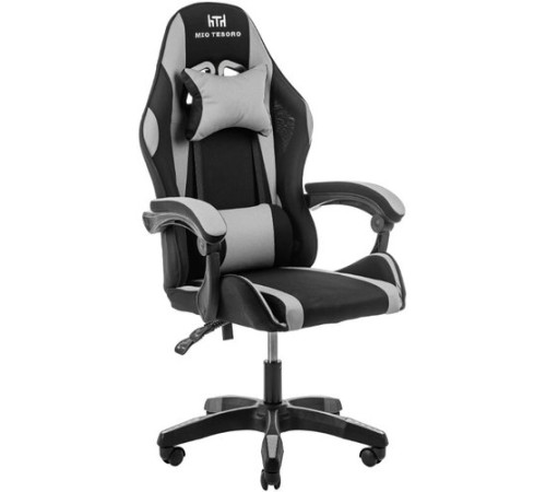 Игровое геймерское кресло Mio Tesoro Примо 8011 черный/серый