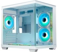 Корпус XASTRA QW400M 5ARGB-C6-AC WH QW400M-5FM12A-C6-AC-WH белый