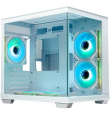 Корпус XASTRA QW400M 5ARGB-C6-AC WH QW400M-5FM12A-C6-AC-WH белый