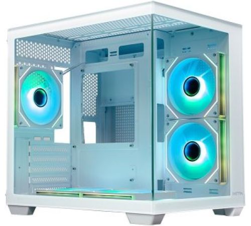 Корпус XASTRA QW400M 5ARGB-C6-AC WH QW400M-5FM12A-C6-AC-WH белый