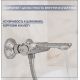 Смеситель Lauter Velvet 21СК6696С с лейкой Nevada 21S10146
