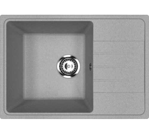 Кухонная мойка Mixline ML-GMU06 556730 серый камень