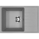 Кухонная мойка Mixline ML-GMU06 556730 серый камень