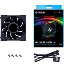 Вентилятор для корпуса Lian Li Uni Fan TL LCD 120 Reverse G99.12RTLLCD1B.00