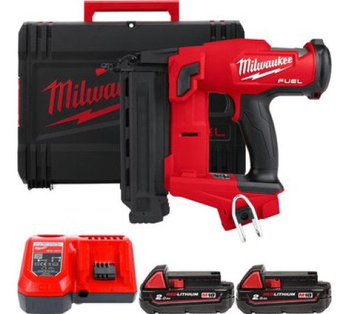 Milwaukee M18FN18GS-202X 4933471407 с 2-мя АКБ, кейс