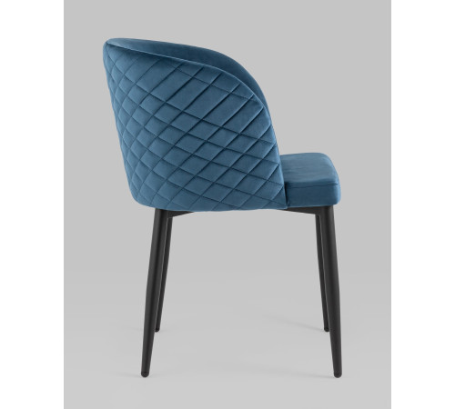 Стул Stool Group Оскар MC11 KD HLR-63 велюр сине-зеленый