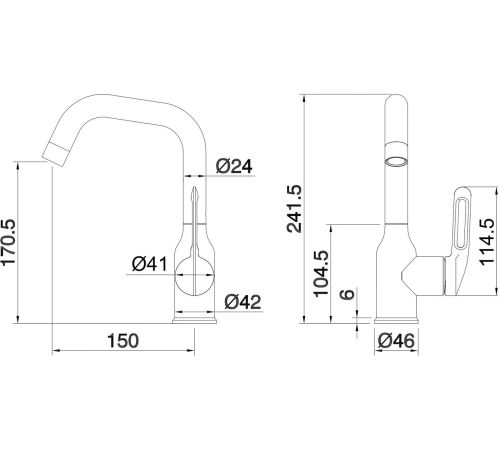 Смеситель Ekko E4065-7