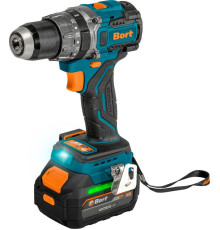 Ударная дрель-шуруповерт Bort BAB-21U 93414837 с 2-мя АКБ, кейс