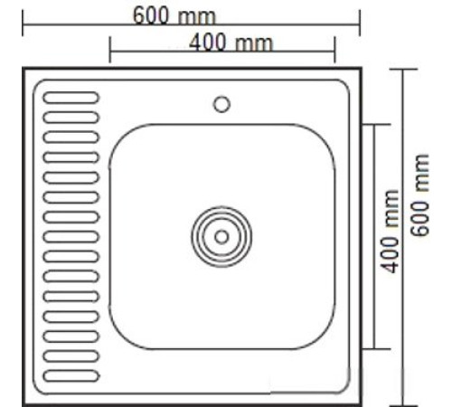 Кухонная мойка Ledeme L96060-6R