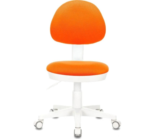 Компьютерное кресло Бюрократ KD-3 оранжевый TW-96-1/белый