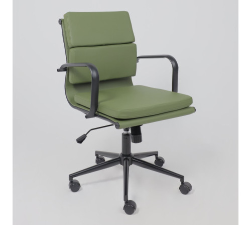 Офисное кресло AksHome Indigo LB зеленый/черный
