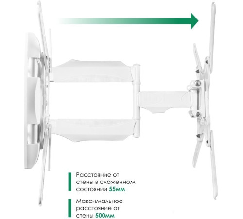 Кронштейн для телевизора Onkron M4 белый