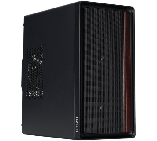 Корпус 1stPlayer WD1 WD1-BK-3F черный