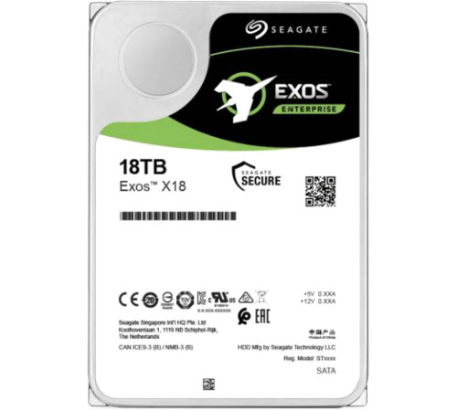Жесткий диск Seagate Exos X18 18TB ST18000NM004J