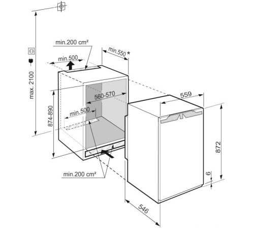 Однокамерный холодильник Liebherr IRd 3950 Prime