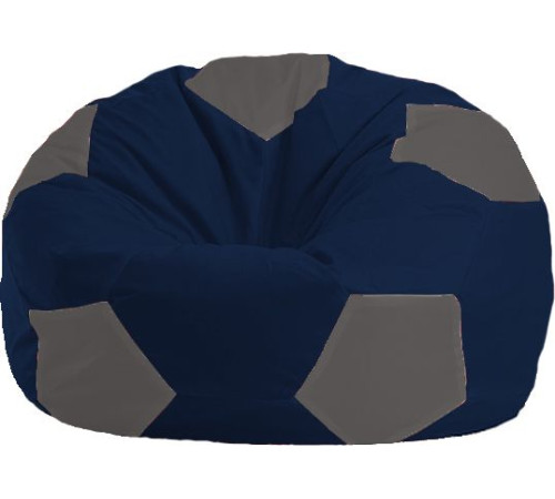 Кресло-мешок Flagman Мяч Стандарт М1.1-41 темно-синий/серый