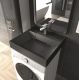 Умывальник Versalia Monica 60 Black Matt