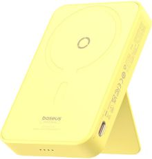 Внешний аккумулятор Baseus MagPro Magnetic Bracket Wireless Fast-Charging Power Bank 20W 5000mAh желтый