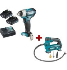 Makita TW141DWAEA1 гайковерт, компрессор, 2 АКБ, кейс