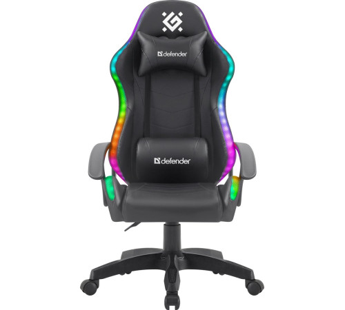 Игровое геймерское кресло Defender Factor X черный