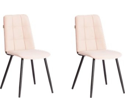 Стул TetChair Asti Trend 2 шт, бежевый/черный