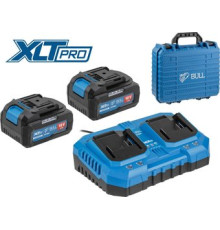 Аккумулятор с зарядным устройством Bull XLTpro 2329062 18В/2x4 Ah + 18В