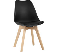 Стул Stool Group Frankfurt New Y863 черный/деревянные ножки