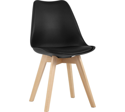 Стул Stool Group Frankfurt New Y863 черный/деревянные ножки