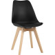 Стул Stool Group Frankfurt New Y863 черный/деревянные ножки