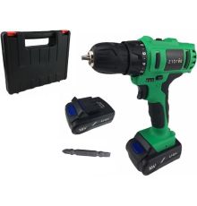 Дрель-шуруповерт Zitrek Greenpower 16-Li 063-4075 с 2-мя АКБ, кейс