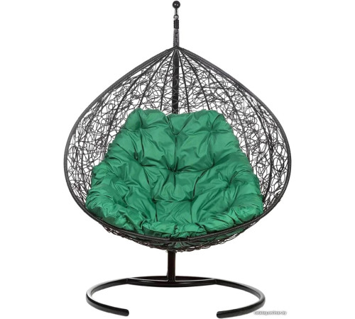 Подвесное кресло BiGarden Gemini черный/зеленый