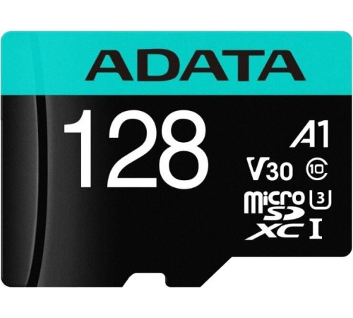 Карта памяти ADATA Premier Pro AUSDX128GUI3V30SA2-RA1 microSDXC 128GB с адаптером