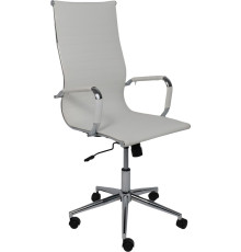 Офисное кресло AksHome Evelin экокожа, белый