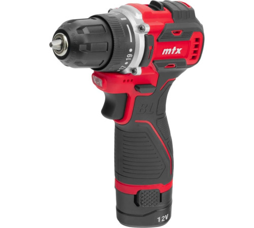 Дрель-шуруповерт MTX CDB-BL-12 с 2-мя АКБ, кейс