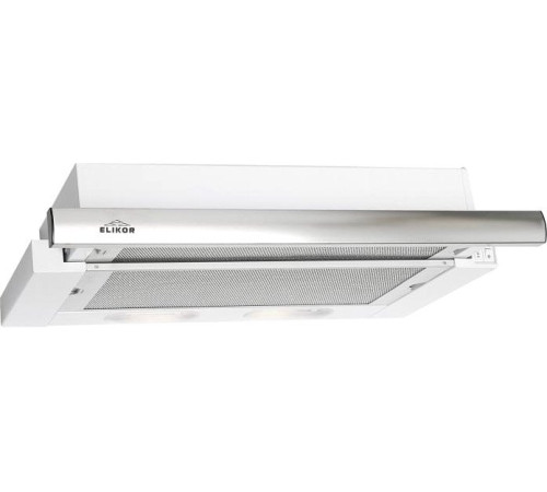 Кухонная вытяжка Elikor Интегра 60П-400-В2Л белый/нержавеющая сталь 840490