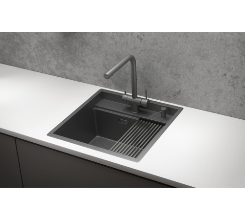 Кухонная мойка Granula KS-5051 графит матовый