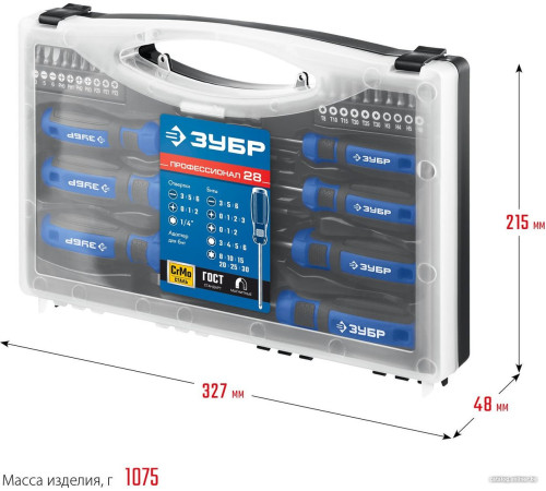 Набор отверток Зубр Профессионал-11 25241 11 предметов