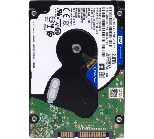Жесткий диск WD Blue Mobile 2TB WD20SPZX