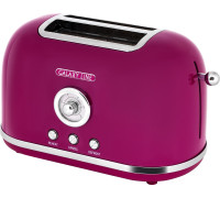 Тостер Galaxy Line GL2916 малиновый джем