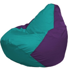 Кресло-мешок Flagman Груша Макси Г2.1-285 фиолетовый/бирюзовый