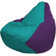 Кресло-мешок Flagman Груша Макси Г2.1-285 фиолетовый/бирюзовый