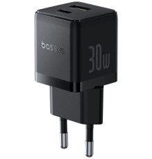 Сетевое зарядное Baseus Palm Fast Charger C+U 30W EU P1011160A113-01 черный