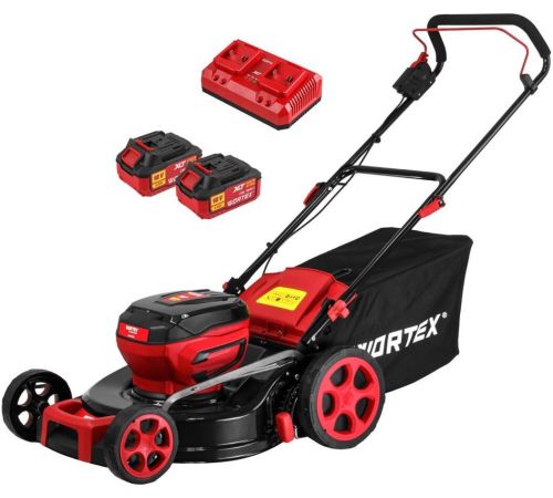 Газонокосилка Wortex CLM 4536 XLT Set 2334120 с 2-мя АКБ