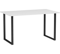 Стол Soma Bliss 120x66 белый/черный