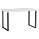 Стол Soma Bliss 120x66 белый/черный