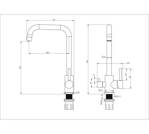 Смеситель Ekko E43801