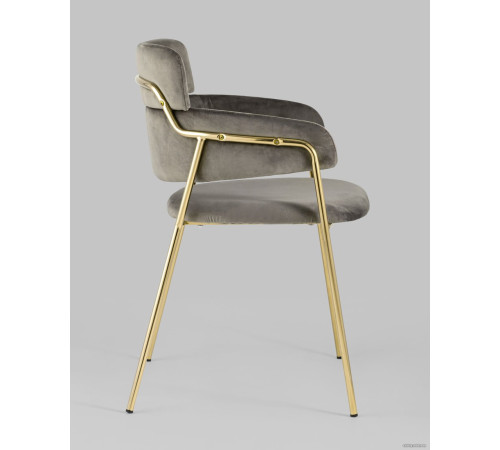 Стул с подлокотниками Stool Group Полин коричневый